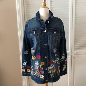 Jean Jacket with embroidery